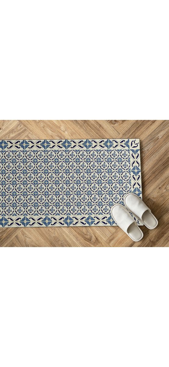 Covor antiderapant pentru bucătărie, din pvc, model Serres, linoleum antiderapant la rolă de 80x158 cm