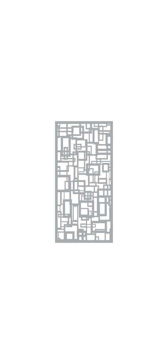 Folie sablare Cubism 2, Folina, model geometric, pentru uşi din sticlă, rolă de 100x210 cm