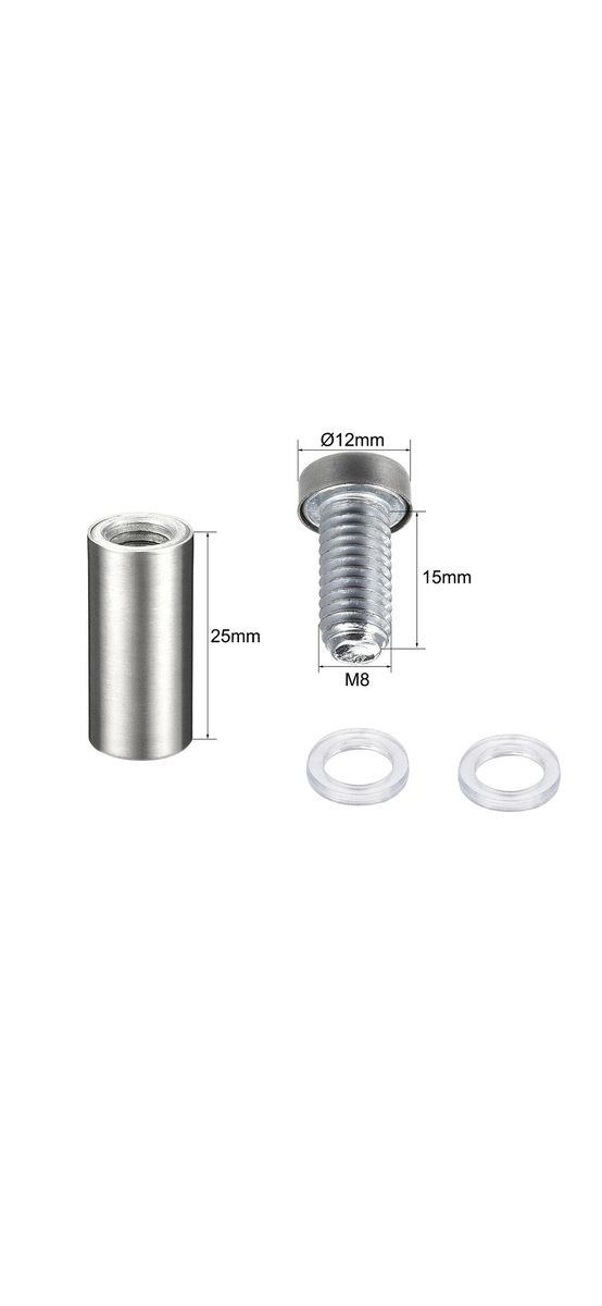 Distanţiere semnalistică, Folina, din inox, 12x25 mm