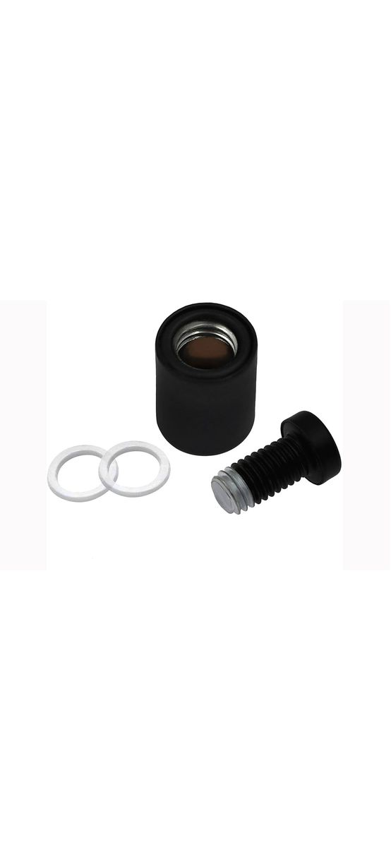 Distanţiere semnalistică negru mat, Folina, din inox, 12 x 20 mm.