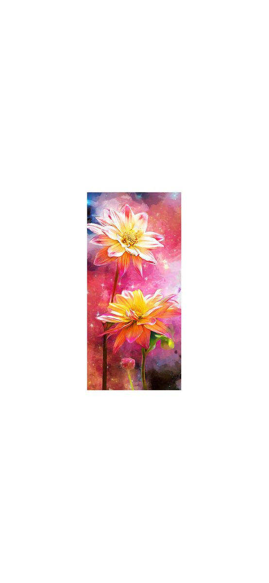 Folie sablare decorativă Floare Watercolor 1, Folina, pentru uşi din sticlă, rolă de 100x210 cm