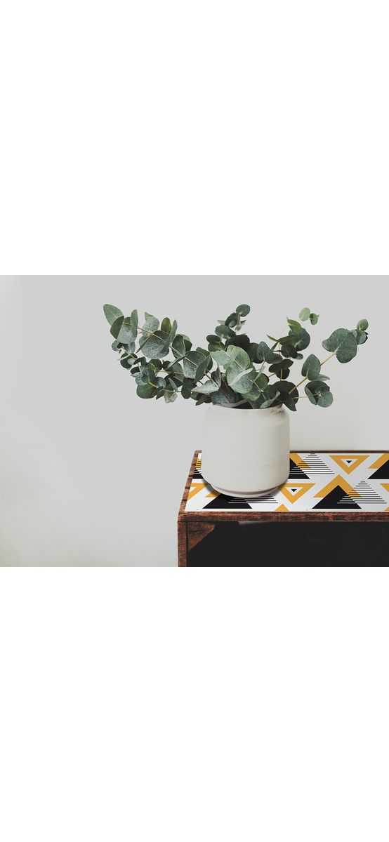 Folie protecţie sertare, model geometric, din PVC antiderapant cu grosime de 1,5 mm, material impermeabil, rolă de 50x155 cm
