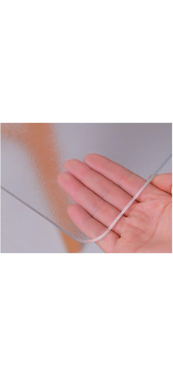 Folie de protecție transparentă, mată, 3mm grosime, pentru mobilă, pardoseli, diverse suprafețe, rolă de 100x125cm