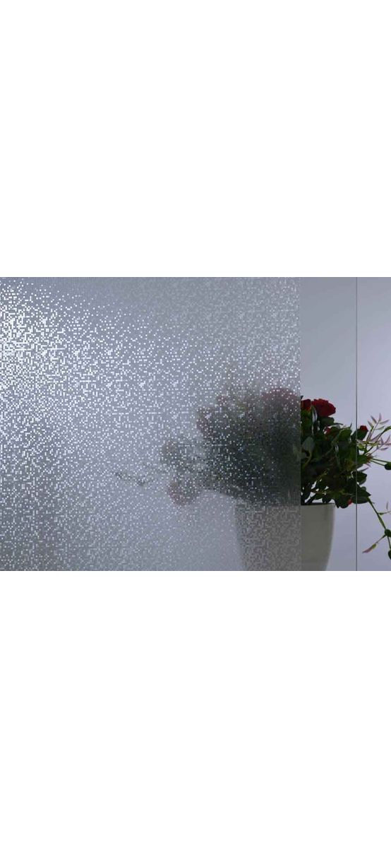 Folie geam electrostatică mozaic Rosy