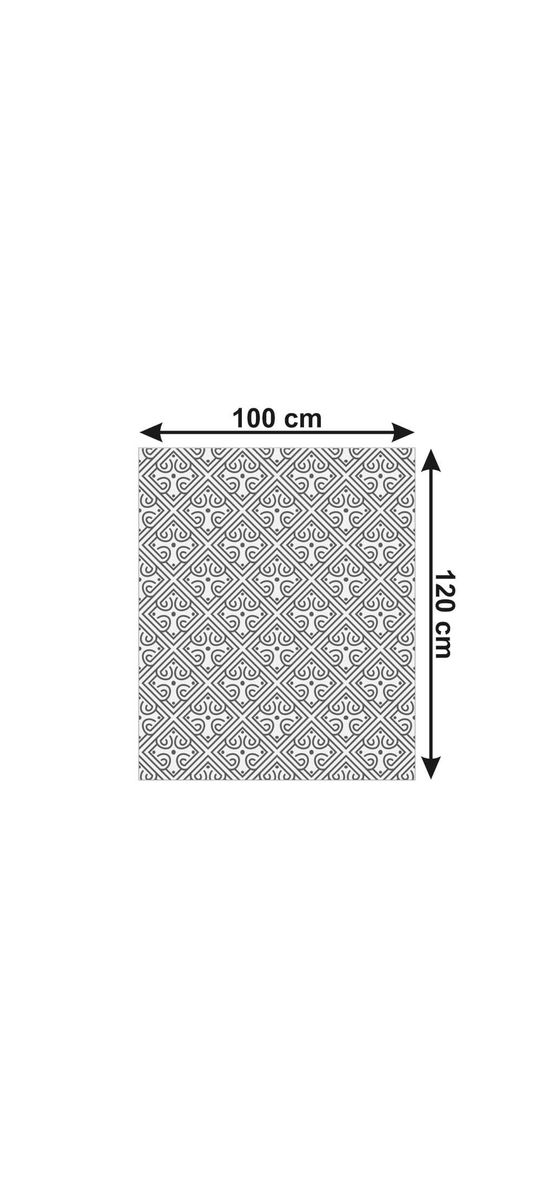 Folie geam autoadezivă Gray Shapes , Folina, model pătrate gri, 122 cm lăţime