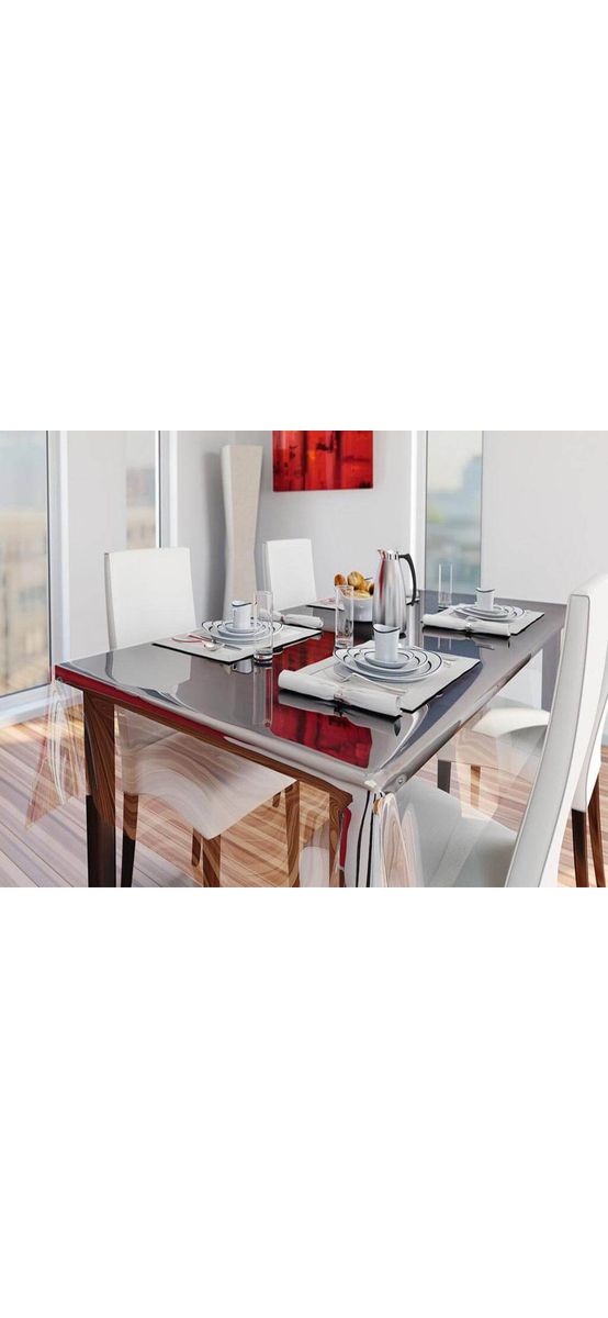 Folie protecţie din PVC 0.4 mm transparent, fără adeziv, o tentă ușor albăstruie, 137 cm lăţime