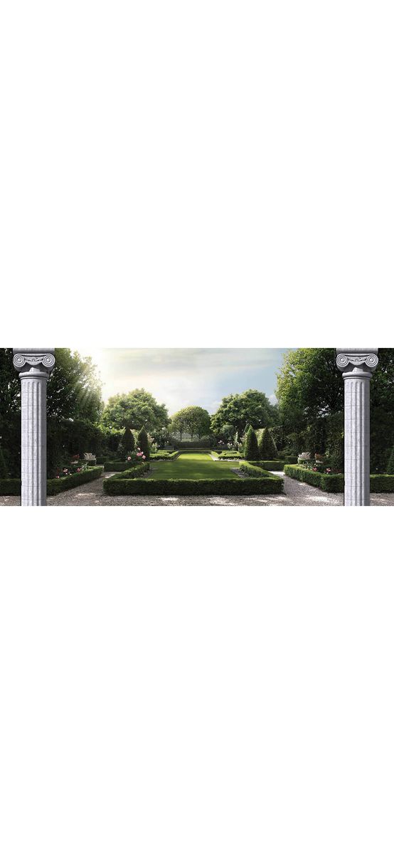 Autocolant perete Jardin, multicolor, dimensiune autocolant 200x80cm