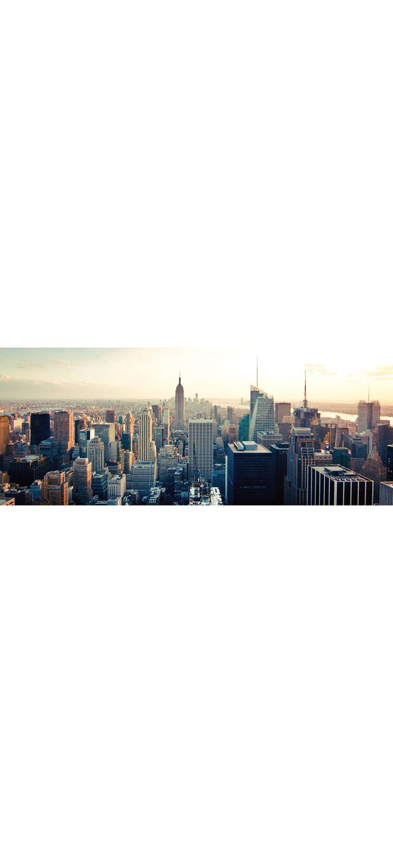 Autocolant perete New York, Folina, peisaj urban, rolă de 200x80cm