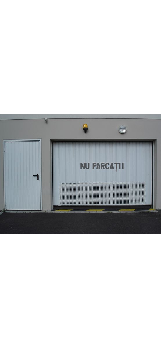Șablon semnalizare Nu Parcați, pentru parcări, căi de acces, rampe și intrări, dimensiune 26x100cm