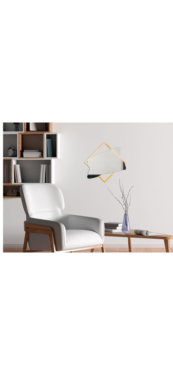 Set oglindă Preveza din 4 elemente, 50x49 cm