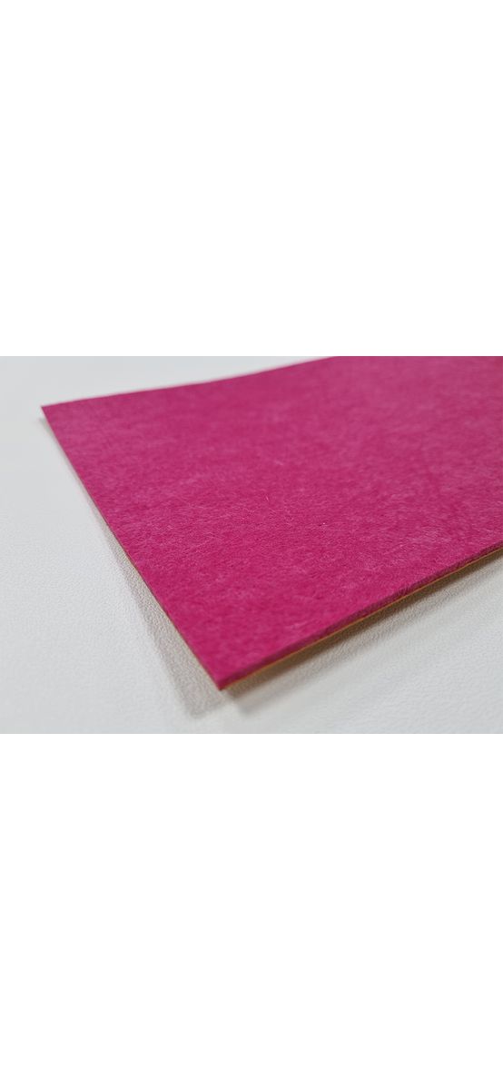 Pâslă autoadezivă, fetru autoadeziv, magenta, pentru protecție suprafețe, rolă de 20x95 cm