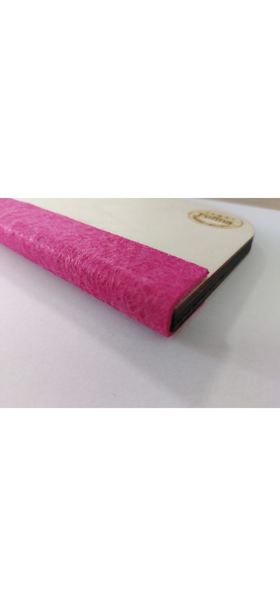 Racletă profesională din lemn cu cap din pâslă, 9x15 cm