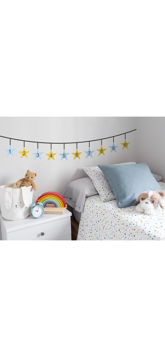Sticker Ghirlanda numerelor, Folina, decoraţiune pentru grădiniţe