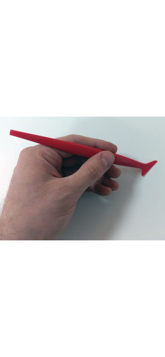 Racletă din plastic, Folina, pentru colțuri sau curburi