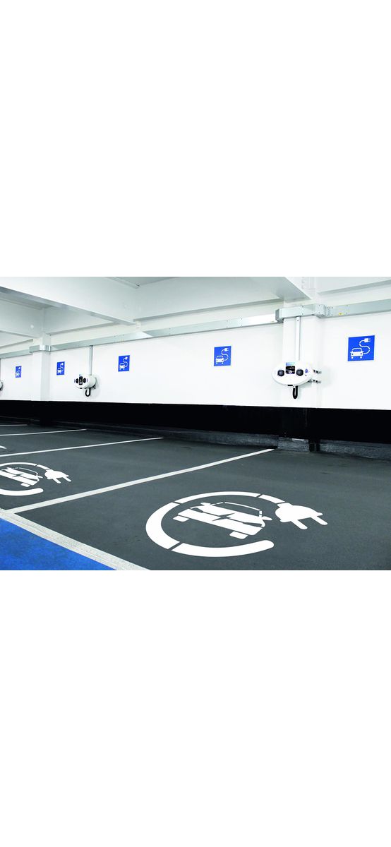 Șablon de semnalizare pentru stațiile de încărcare vehicule electrice, dimensiune la comandă