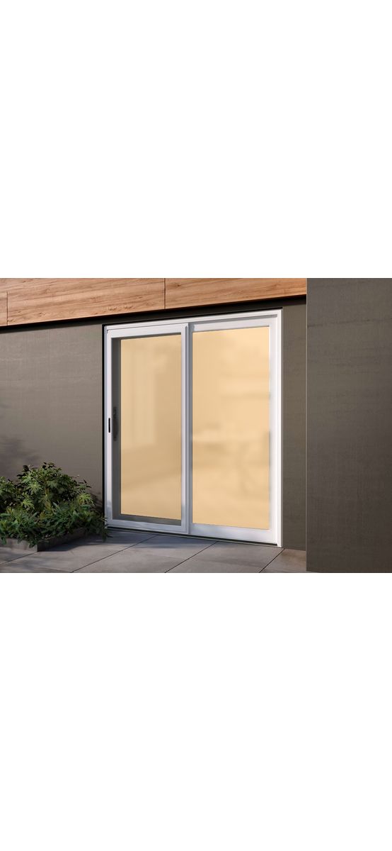 Folie geam sablat bej, Folina Sand Beige, translucidă, autoadezivă, rolă de 200 x 120 cm