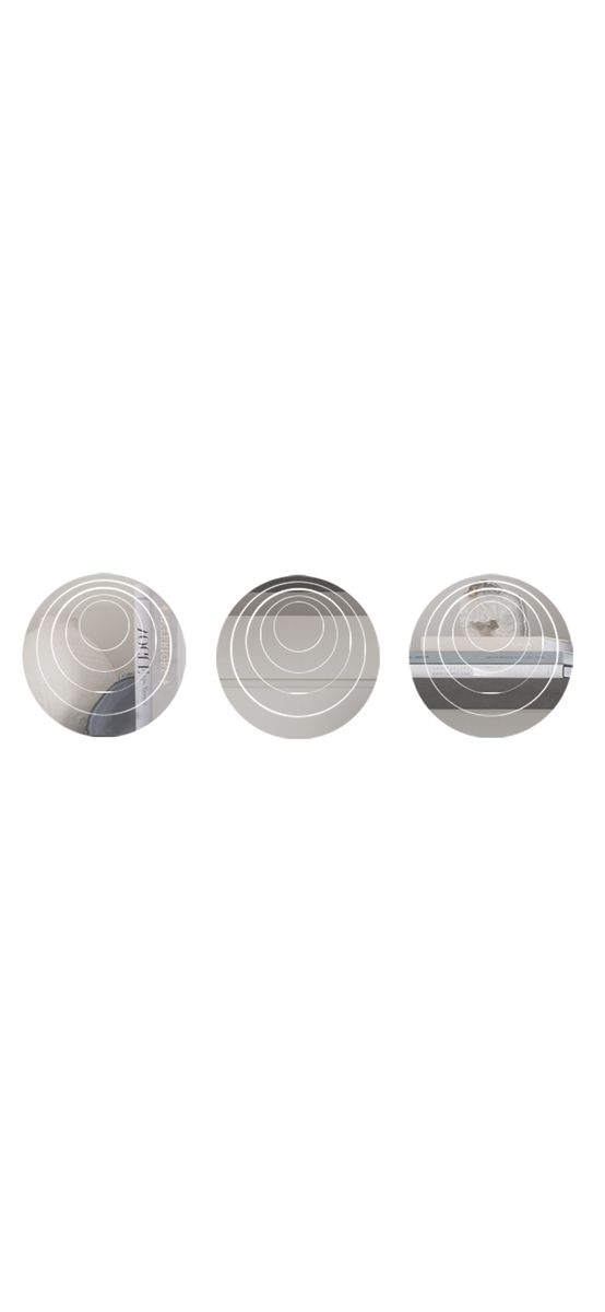 Set 15 stickere oglindă cercuri, Folina, decoraţiune perete din oglindă acrilică argintie
