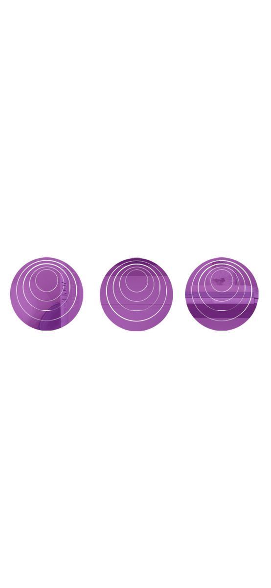 Set 15 stickere oglindă cercuri, Folina, decoraţiune perete din oglindă acrilică mov