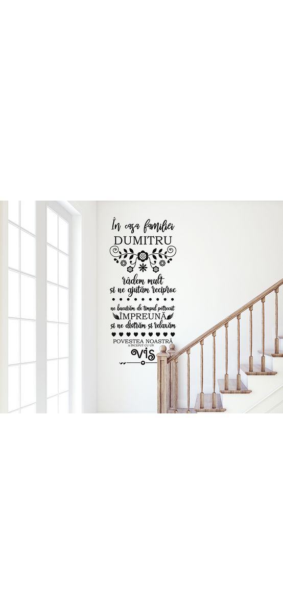 Sticker decorativ citat 