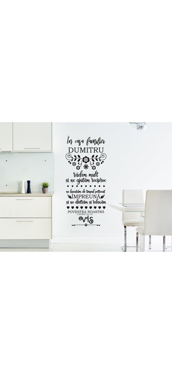 Sticker decorativ citat 