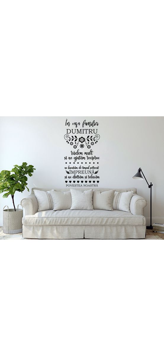 Sticker decorativ citat 