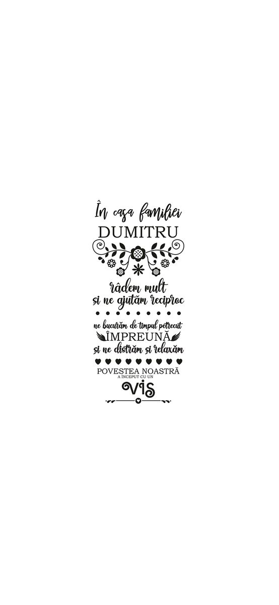 Sticker decorativ citat 