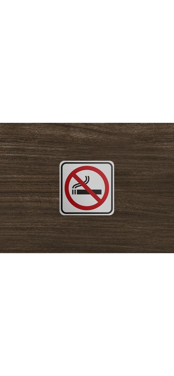 Sticker avertizare Fumatul Interzis, Folina, 25x25 cm