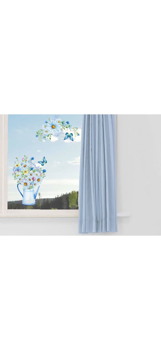 Stickere flori, Folina, decor cu margarete, planșă 100x100 cm