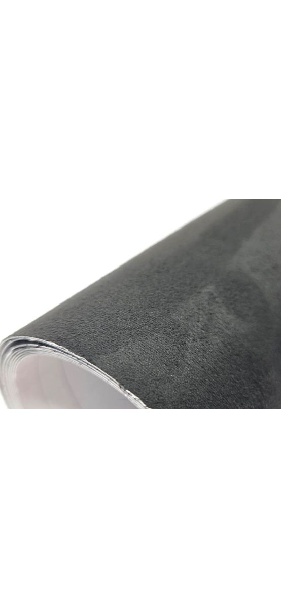 Material autoadeziv imitație piele întoarsă neagră (Suedette), lățime 152 cm, se vinde la metru liniar