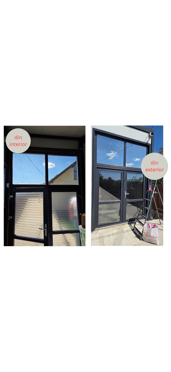 Folie protecție solară 71% reflexiva, Reflectiv SOL172, cu aplicare la exterior, 75x250cm