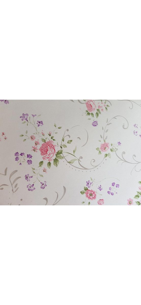Autocolant decorativ Flori roz