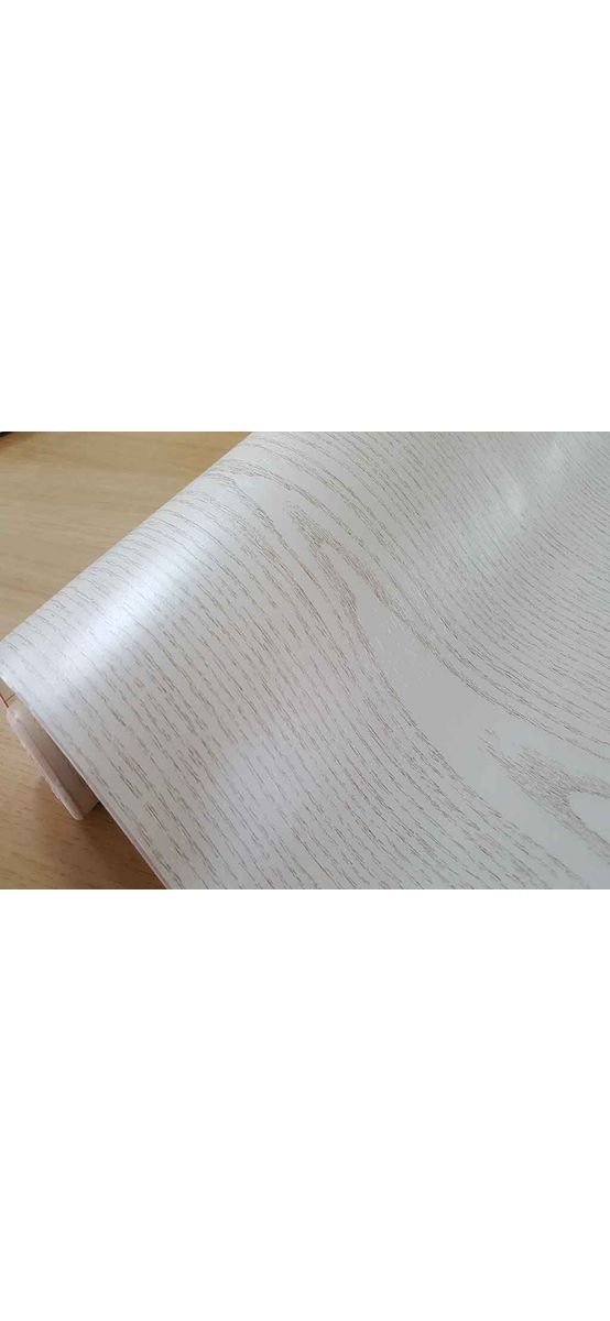 Autocolant mobilă Perlmuttholz, d-c-fix, model lemn alb sidefat, rolă de 90 cm x 5 metri, cu racletă şi cutter