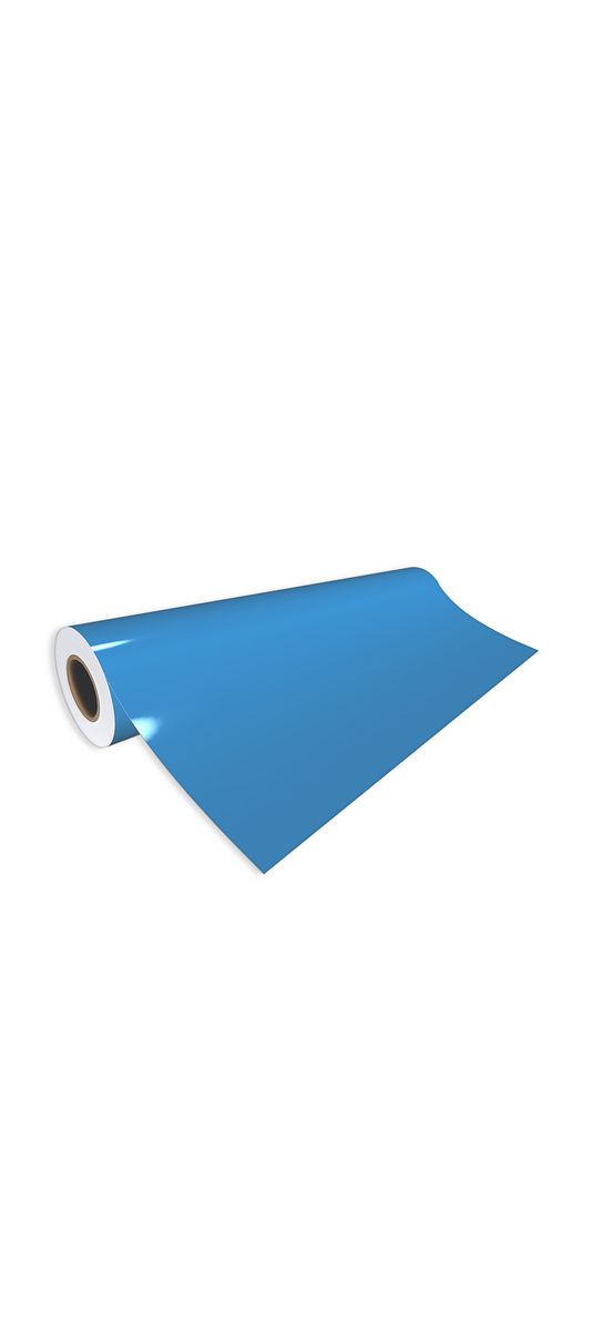 Autocolant albastru deschis lucios, Kointec 3504, 100 cm lăţime