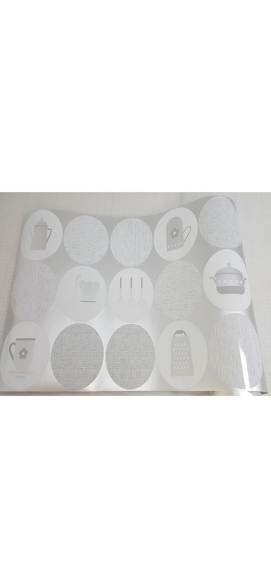 Autocolant perete Kitchen Art, Magicfix, aluminiu, argintiu, lățime 45 cm