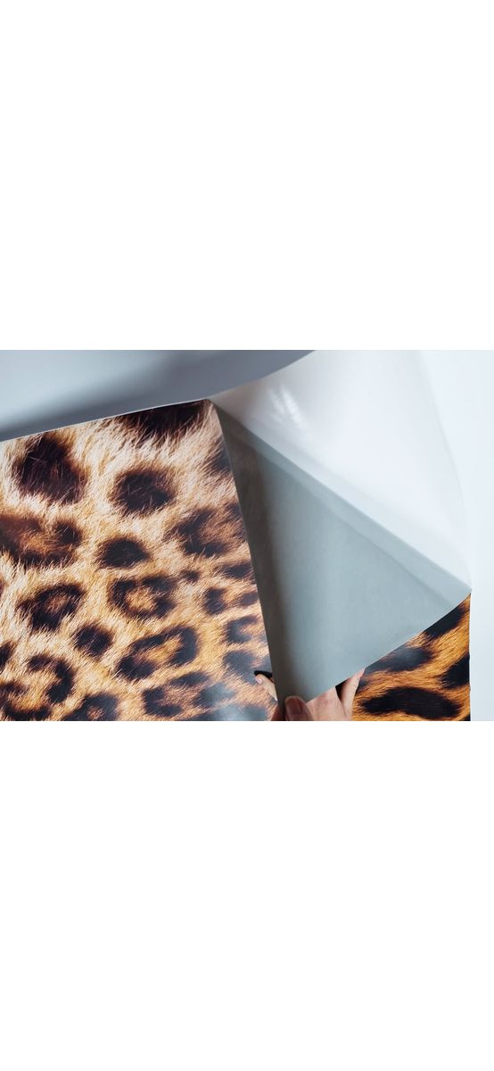 Autocolant mobilă animal print, Dimex Leopard Skin, maro, rolă de 60x270 cm