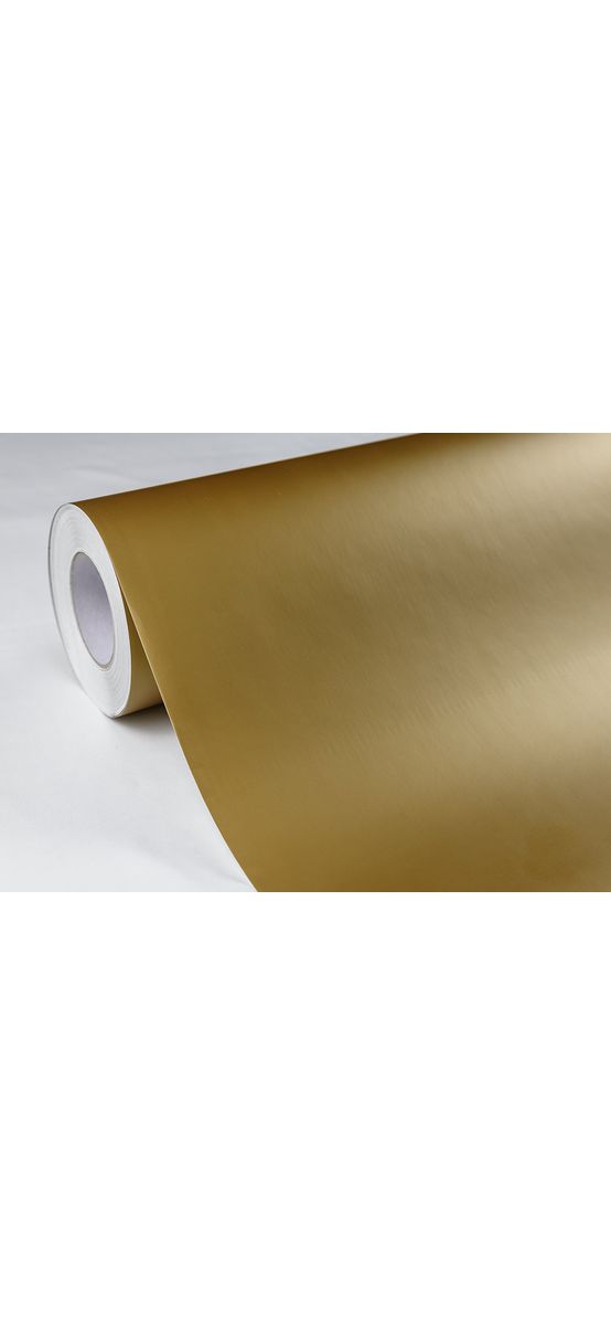 Autocolant auriu mat, Kointec 3904, efect metalic, 100 cm lăţime