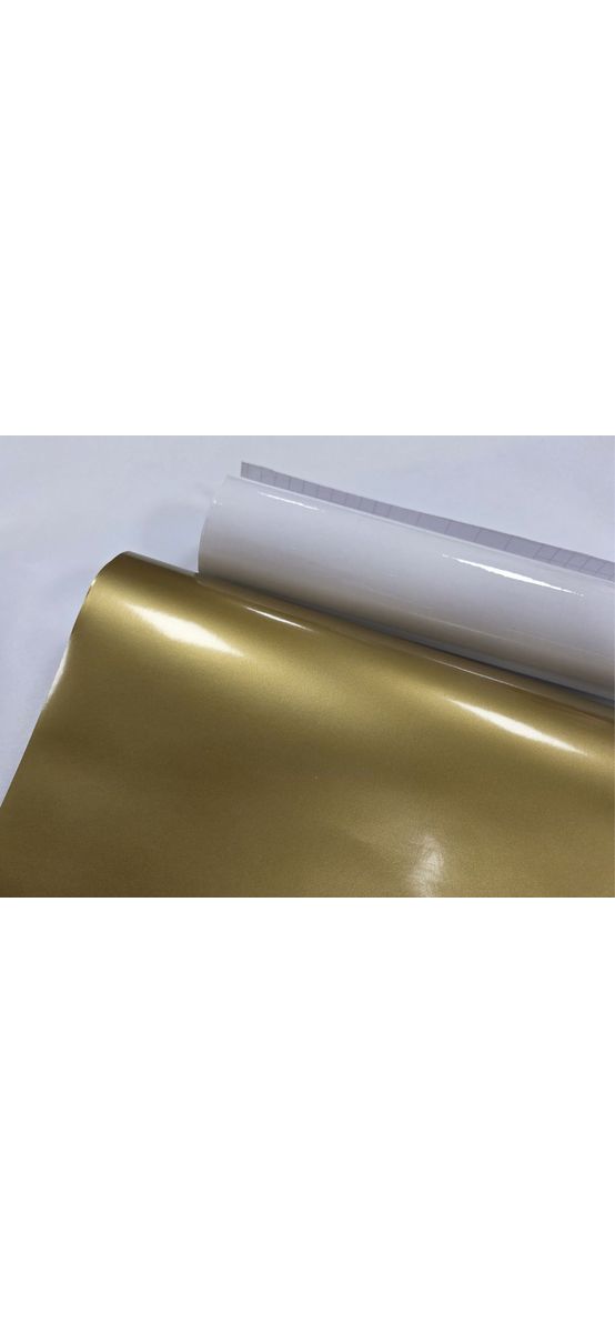 Set autocolant auriu metalic lucios 30x100 cm + folie transfer 30x100 cm – pentru cutter plotter, stickere și personalizări elegante
