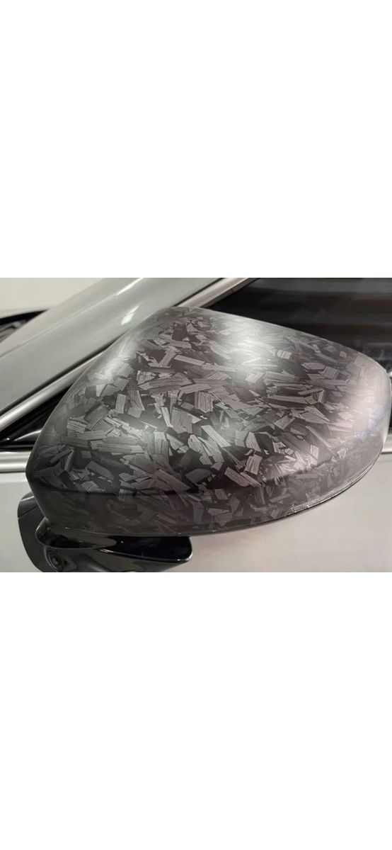 Folie auto carbon forjat negru mat, rolă 75x300 cm