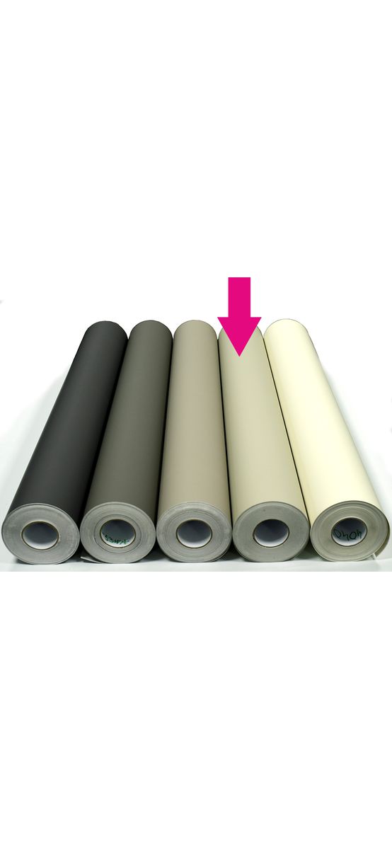 Autocolant mobilă premium, bej nisipiu mat soft touch, 122 cm lățime