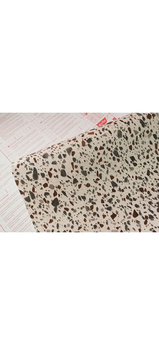 Autocolant mobilă Terrazzo, d-c-fix, gri, rolă de 67 cm x 5 metri, cu racletă şi cutter