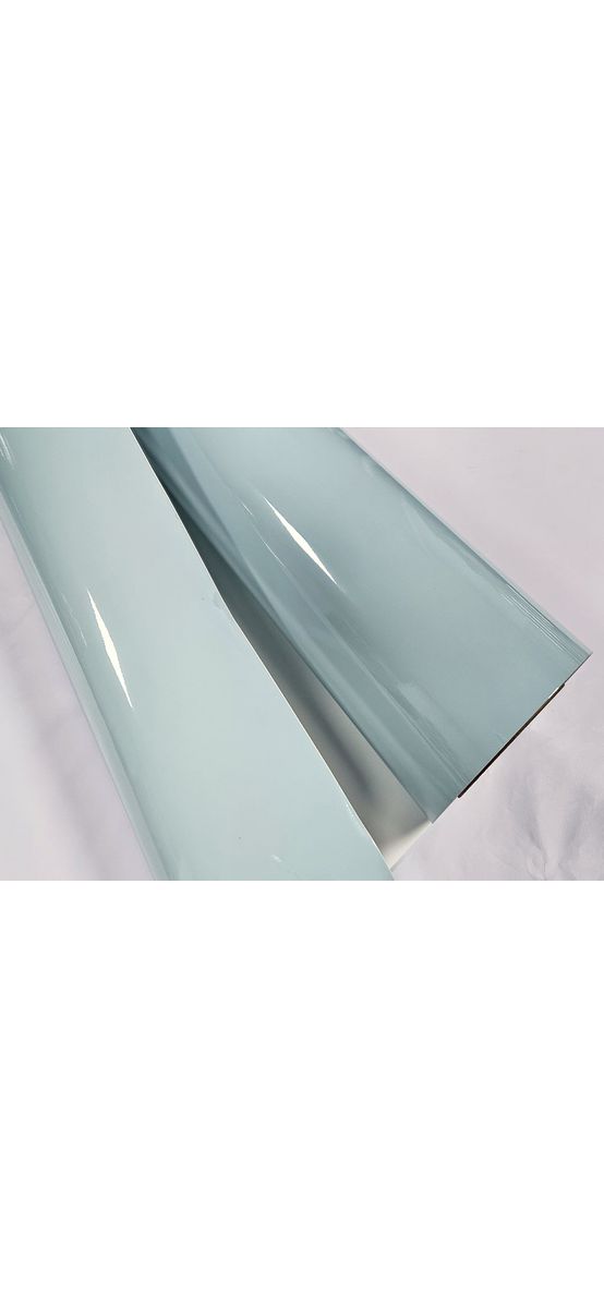 Autocolant bleu lucios, Folina Crystal Sea Breeze Blue, rolă de 50x152 cm