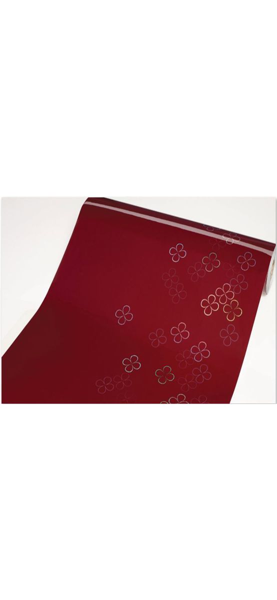 Autocolant mobilă bucătărie Malia, MagicFix, vişiniu lucios, rolă 100x190 cm