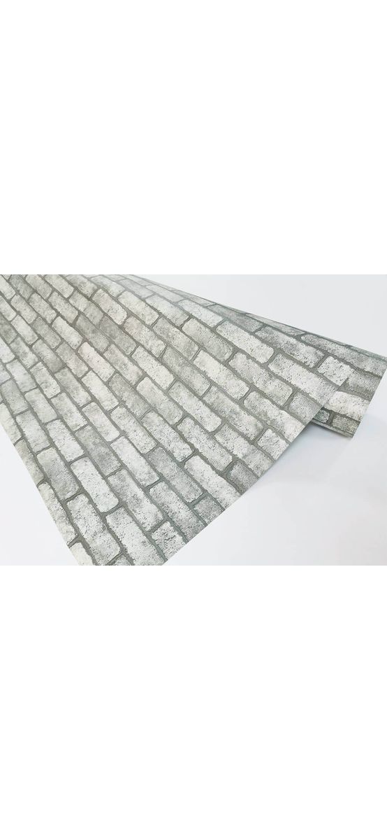 Autocolant perete, Folina, imitaţie cărămidă gri, rolă de 120 cm x 10 metri