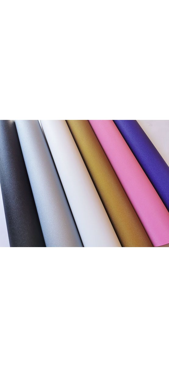 Set 6 role autocolant glitter colorat, Folina, role de 50x150 cm