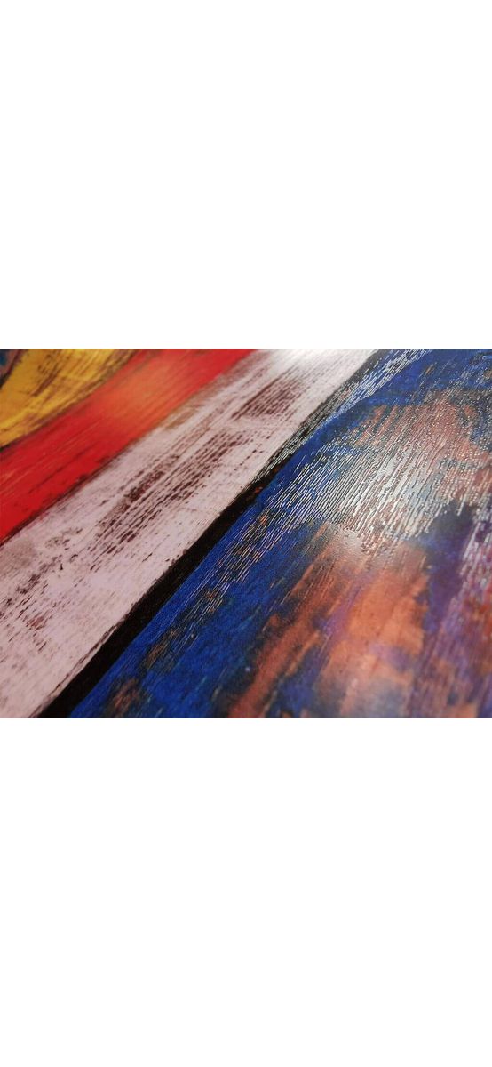 Autocolant imitaţie lemn vintage multicolor, Folina, 120 cm lăţimea rolei