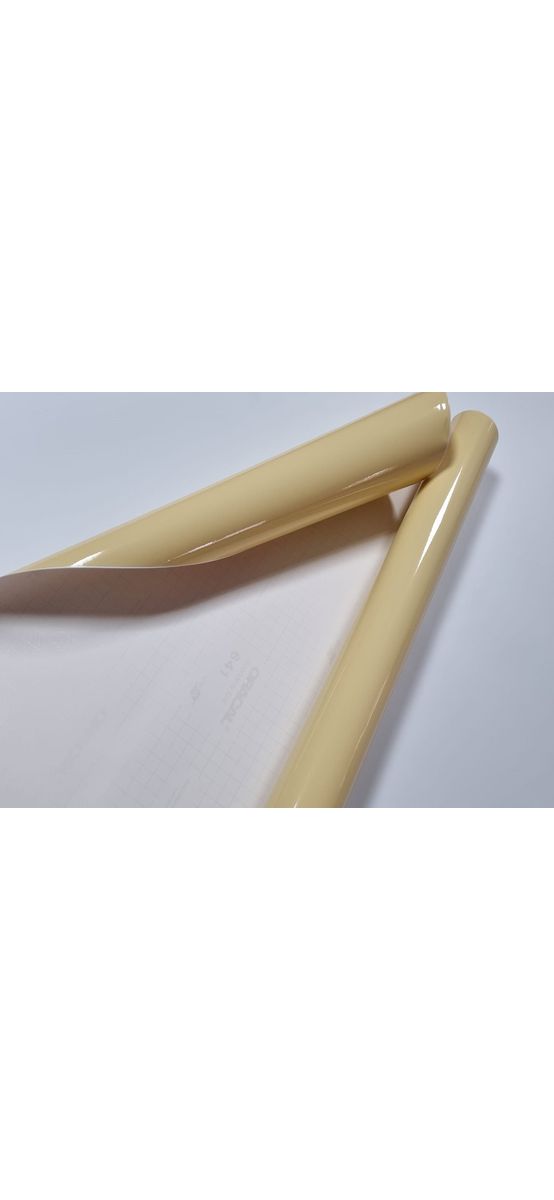 Autocolant crem lucios Oracal Economy Cal, Cream 641G023, lățime 100 cm