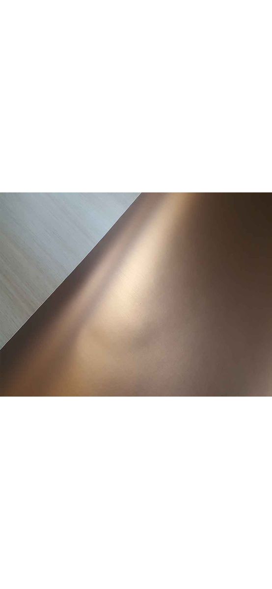 Autocolant PrintMetal Copper, Aslan, cu efect metalic, arămiu lățime 125 cm