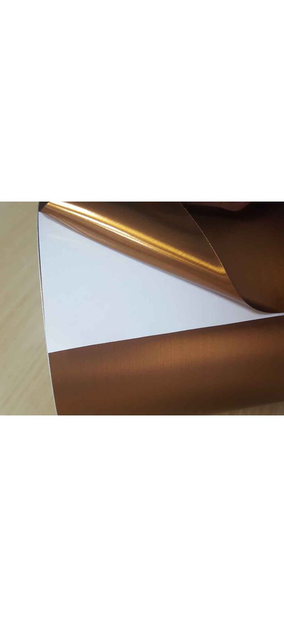 Autocolant PrintMetal Copper, Aslan, cu efect metalic, arămiu lățime 125 cm
