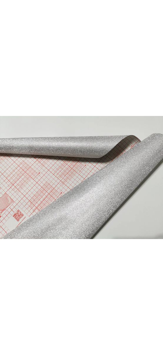 Autocolant argintiu cu sclipici Silver Glitter, d-c-fix, rola de 67x200 cm