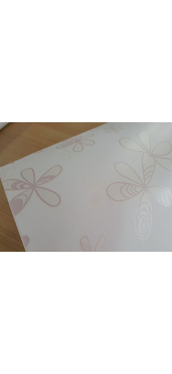 Autocolant decorativ imprimeu flori bej